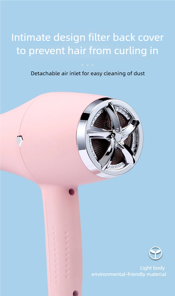 hp01 professional hair dryer – high speed ionic care with intelligent temperature control