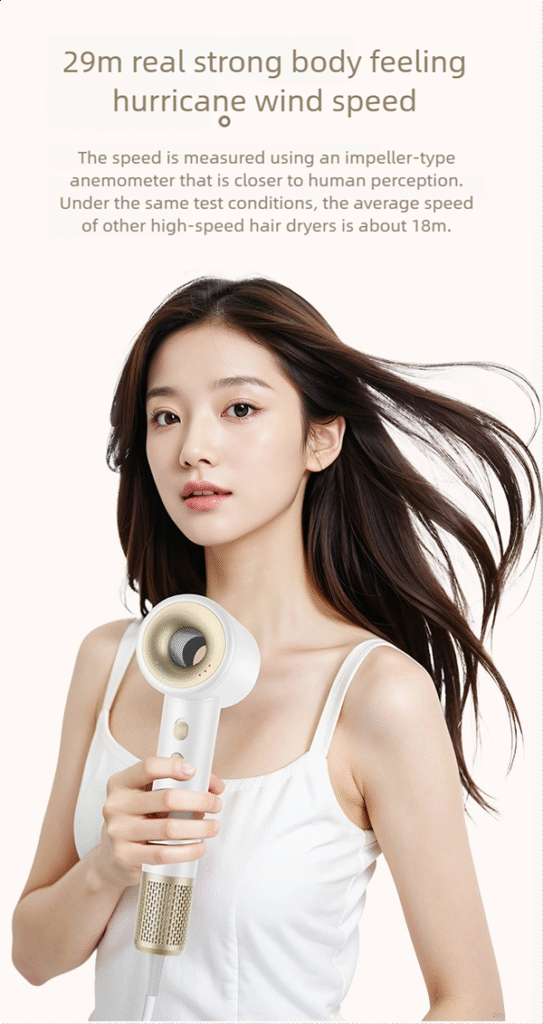 professional high speed hair dryer – 100 million negative ions, 21 modes & frizz free shine