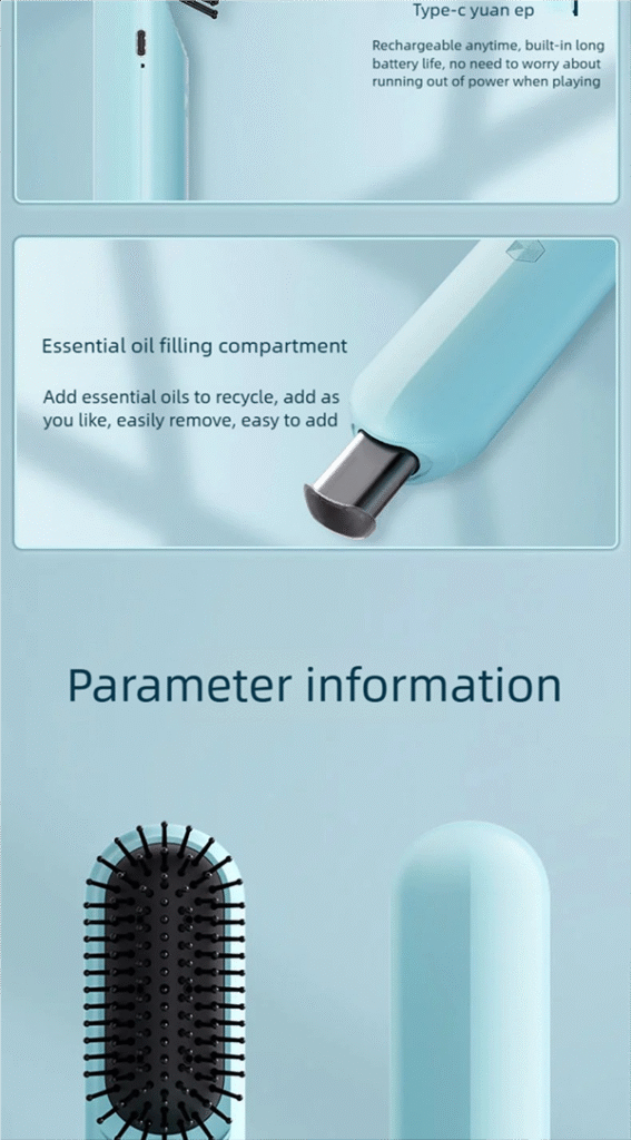 revolutionize your hair care routine with the ultimate scalp massager comb!