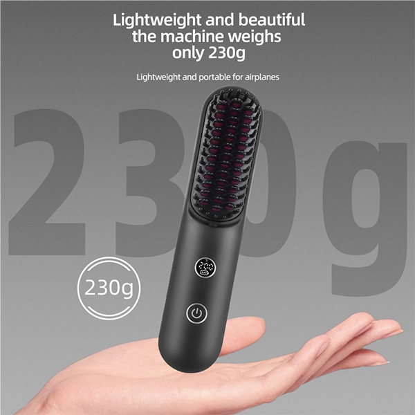 cordless hair straightening brush with negative ions, 2 in 1 straighten & style tool, constant temperature hair care manufacturer