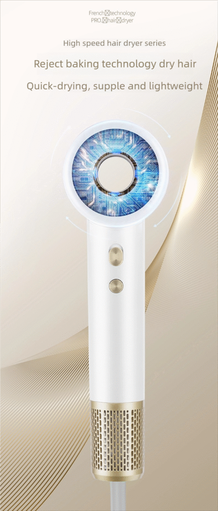 professional high speed hair dryer – 100 million negative ions, 21 modes & frizz free shine