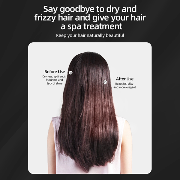 cordless hair straightening brush with negative ions, 2 in 1 straighten & style tool, constant temperature hair care manufacturer