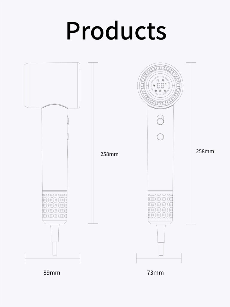 advanced high speed hair dryer – professional performance, intelligent care