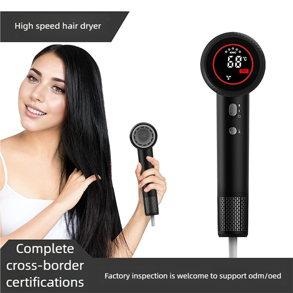 premium high speed hair dryer h20 – 110,000 rpm motor, smart display & global oem support