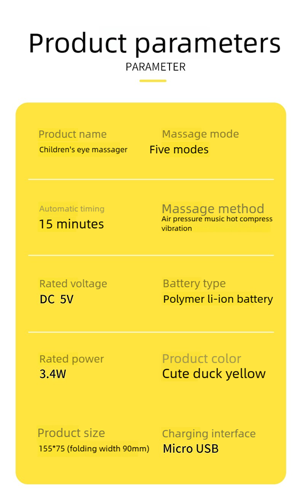 smart eye massager for kids protect vision with fun 3d massage technology