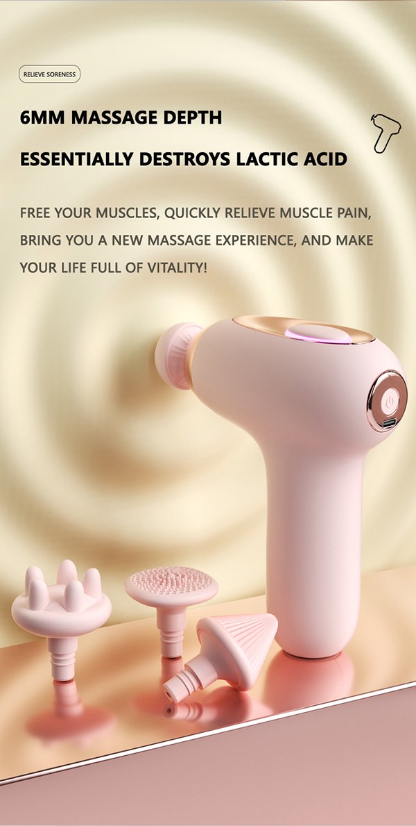 powerful deep tissue treatment whisper quiet operation sleek portable massage gun m2