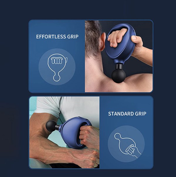 m6 mini massage gun 2600mah portable deep tissue percussion massager, 4 speed levels(1800 2600rpm)