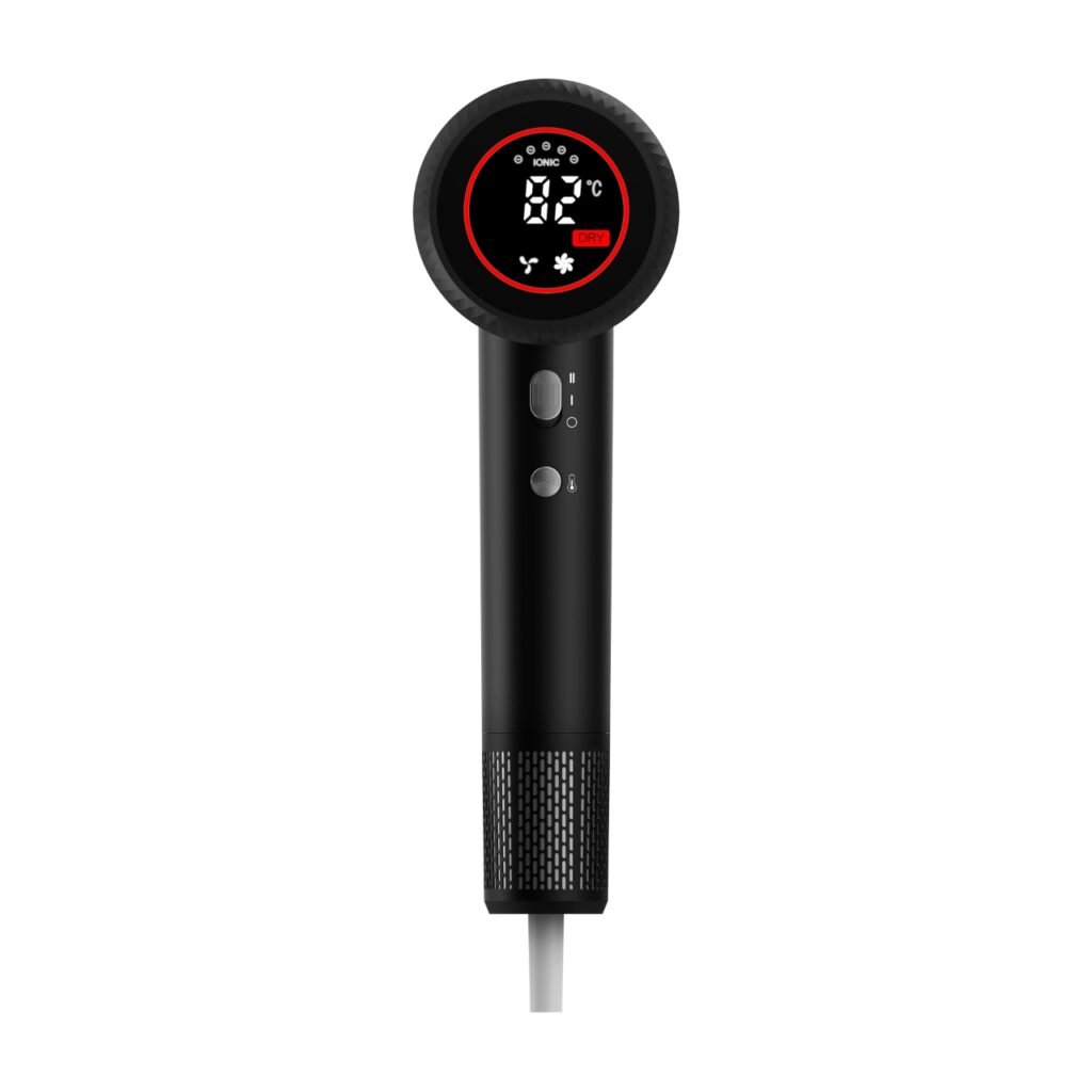 premium high speed hair dryer h20 – 110,000 rpm motor, smart display & global oem support