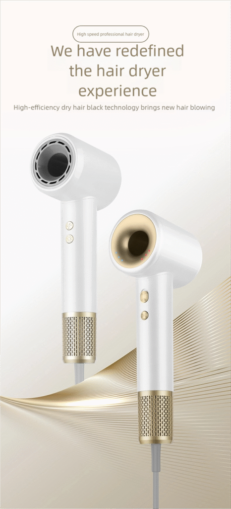 professional high speed hair dryer – 100 million negative ions, 21 modes & frizz free shine