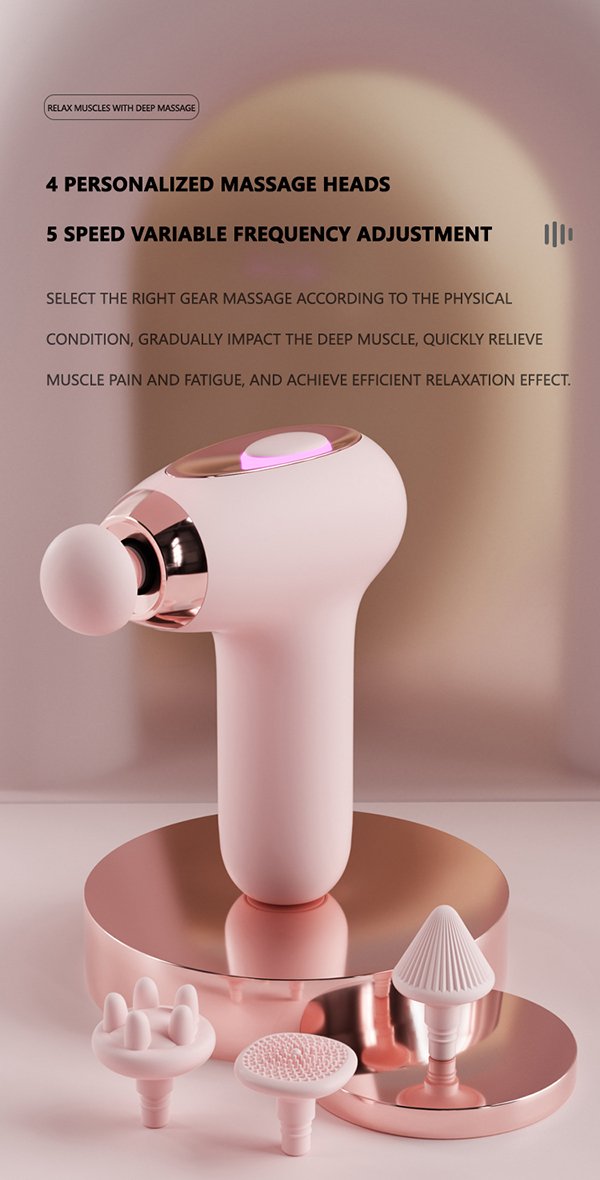 powerful deep tissue treatment whisper quiet operation sleek portable massage gun m2