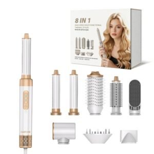 Home 8 in 1 high speed hot air brush 8in1 c6: style and dry with professional ease