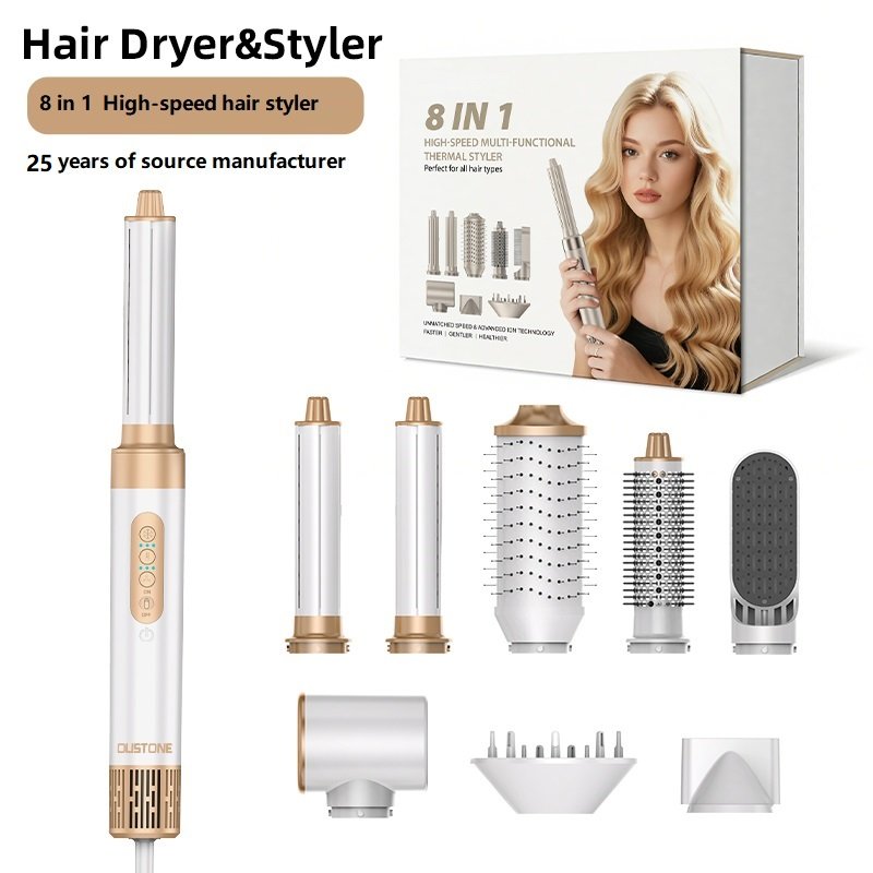 8 in 1 high speed hot air brush 8in1 c6: style and dry with professional ease