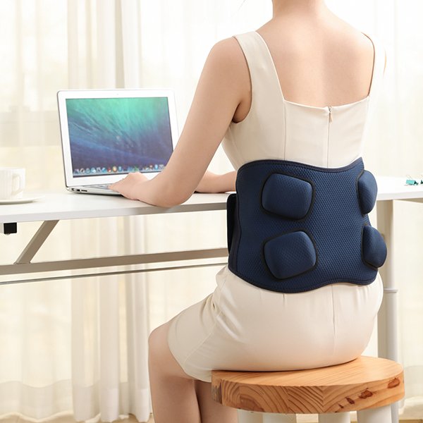 experience ultimate relief with our advanced heating waist massager belt!