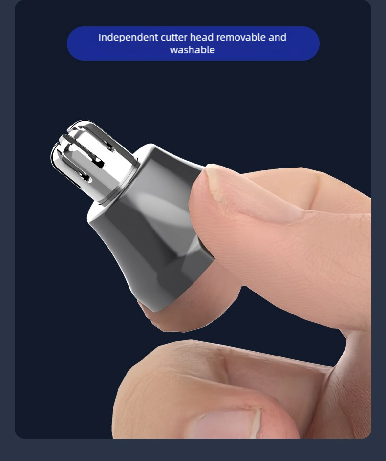 all in one rechargeable nose hair trimmer for men 3 in 1 eyebrow & ear hair groomer