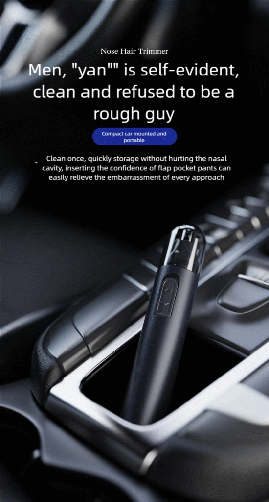 all in one rechargeable nose hair trimmer for men 3 in 1 eyebrow & ear hair groomer